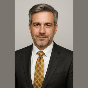 Romario Manzini Gold Plaid Silk Tie